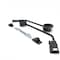 Fleet Engineers Shortie 5/8in Bar Type Mud Flap Bracket, triple coil, standard mount 031-00133 - alternate 2